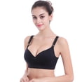 thumbnail image 3 of Maternity Pregnancy Seamless Breastfeding Bras No Underwire, 3 of 9