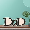 thumbnail image 3 of DOLITY Dad Picture Frame Photo Holder, Father's Day Photo Frame, Dad/Papa Letter-Shaped Black Dad, 3 of 9