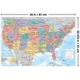 thumbnail image 2 of USA Map 2023 Wall Poster, 22.375" x 34", 2 of 4