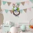 thumbnail image 4 of Easter Decorations for The Home Easter Decoration Rabbit Easter Egg Bow Simulation Vine Round Wreath Outdoor Home Desktop Decoration Fall Outdoor Decorations, 4 of 6