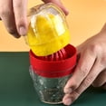 thumbnail image 4 of Manual Lemon Juicer Portable Citrus Squeezer | Handheld Lemon Press with Pulp Separator | Kitchen Small Tool for Juicing Lemons and Limes At Home or Travel, 4 of 6