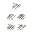 thumbnail image 3 of Wisewang 1 Pair Security Door Handle Entry Lever Stainless Steel Exterior Lock Panel Hardware Universal Conference Room Apartment 5Set, 3 of 6