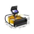 thumbnail image 2 of VEVOR Sewer Camera 164FT Cable Pipeline Inspection Camera 4.3 Inch TFT LCD Monitor Pipe Camera Screen Waterproof IP68 Duct Inspection Camera with 6PCS LEDs 8500MAH Lithium Battery, DVR Function, 50M, 2 of 9
