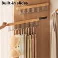 thumbnail image 4 of Yhmxh Closet Storage Clothes Storage Clothes Storage Bins Hanger Hook Clothes Rack Home Use Pull Out Wardrobe Drying Rack Underwear Storage Rack Telescopic Hanging Racks 12 Hooks telescopic hanger, 4 of 7