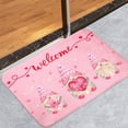 thumbnail image 1 of TIMIFIS Paillasson Floral de la Saint-Valentin Joyeux Cœur d'Amour Intérieur Extérieur, 1 of 2