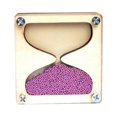 thumbnail image 1 of TISHITA Wooden Hourglass Busy Board Accessory Practical Skills Teaching Props for Travel Dark Pink, 1 of 7