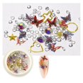 thumbnail image 4 of Manucure Manuelle DIY Bijou Papillon Tridimensionnel Pièce Rétractable, 4 of 5