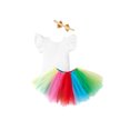 thumbnail image 2 of Honganda Girl?s 3Pcs Clothes Set, Short Sleeve Tops with Skirt and Headband, 2 of 8