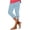 Light Blue-baggy capri jeans for women, variant on Brnmxoke Jean Capri Pants Women Stretchy Buttery Soft Leggings Athletic Workout Cropped Elastic High Waisted Yoga Denim Pant Black,S