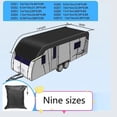 thumbnail image 4 of BotaniNest RV Roof Cover With Reflective Strips Heavy Duty For Outdoor Travel Trailer And Camper Storage, 4 of 6