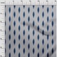 thumbnail image 2 of oneOone Cotton Poplin Fabric Abstract Ikat Print Fabric By The Yard 56 Inch Wide, 2 of 4