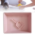 thumbnail image 4 of kurtrusly Cat Litter Box Pet Litter Tray Toilet Litter Pan Kitty with Scoop, 4 of 9
