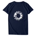 thumbnail image 1 of Birdeem T-Shirt Blouse à Manches Courtes à Col Rond Imprimé pour Femmes Grande Taille, 1 of 5