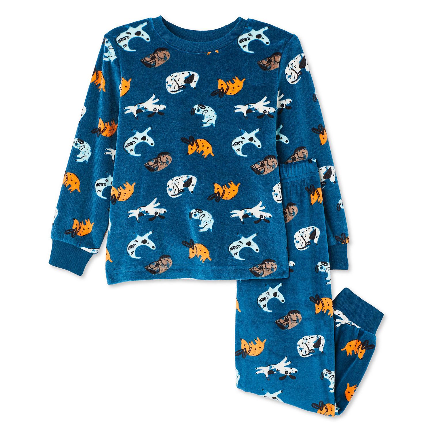 Pyjama 2 pièces en velours George pour petits garçons