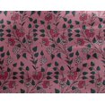 thumbnail image 4 of oneOone Georgette Viscose Fabric Leaves & Floral Block Printed Craft Fabric BTY 42 Inch Wide, 4 of 5