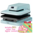 thumbnail image 1 of HTVRONT 1500W 15"x15 Pouces Machine de Presse à Chaud Auto Bundle, Transfert Imprimante Sublimation HTV Vinyle, Bleu, 1 of 7