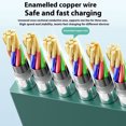 thumbnail image 5 of Transemion 5-In-1 Portable USB Charging Cable Charging Cables 1.1 Long, Fast Charging Cable 100W Charging, Cable Compatible black, 5 of 5
