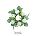 thumbnail image 3 of Fridja Clearance Peony Candlestick Wreath Simulation Flowers European Holiday Decorations Wedding Desktop Decorations Home Decoration for New Home, 3 of 6
