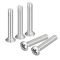 thumbnail image 1 of Unique Bargains Vis de Machine à Tête Ovale M5x30mm, Lot de 25, Vis à Tête Fraisée Légèrement Relevée en Acier Inoxydable 304, 1 of 5