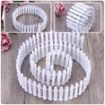thumbnail image 2 of 4Pcs Miniature Garden Fence Decorative Small Wooden Fence Flexible Miniature Fence, 2 of 4