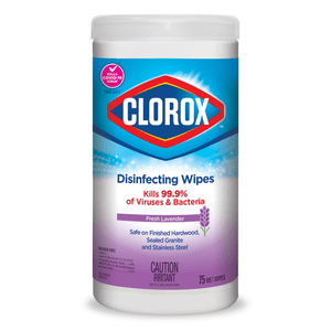 Clorox Wipes Désinfectant la lavande Frais 75 Nombre