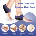thumbnail image 3 of ZLight Protecteurs de Talon Coussinets de Talon en Gel Manchons de Talons Ajustables Lavables Réutilisables Coussinets de Talon Hommes Femmes Bleu, 3 of 6