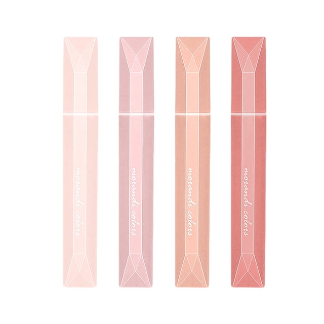 Meitianfacai Gradient Color Highlighter Pen Non-bleeding Bible Highlighter Eye Protection Marker Pen 50ml(Pink)