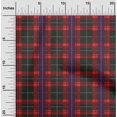 thumbnail image 1 of oneOone Silk Tabby Fabric Tartan Check Print Sewing Fabric BTY 42 Inch Wide, 1 of 4