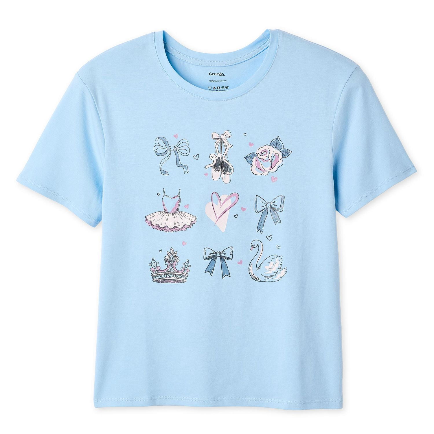George Girls' Graphic T-Shirt