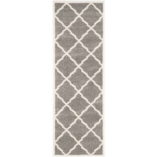 Safavieh Amherst Tapis Intérieur Extérieur Gris Foncé - 2 Pieds3 Pouces x 9 Pieds