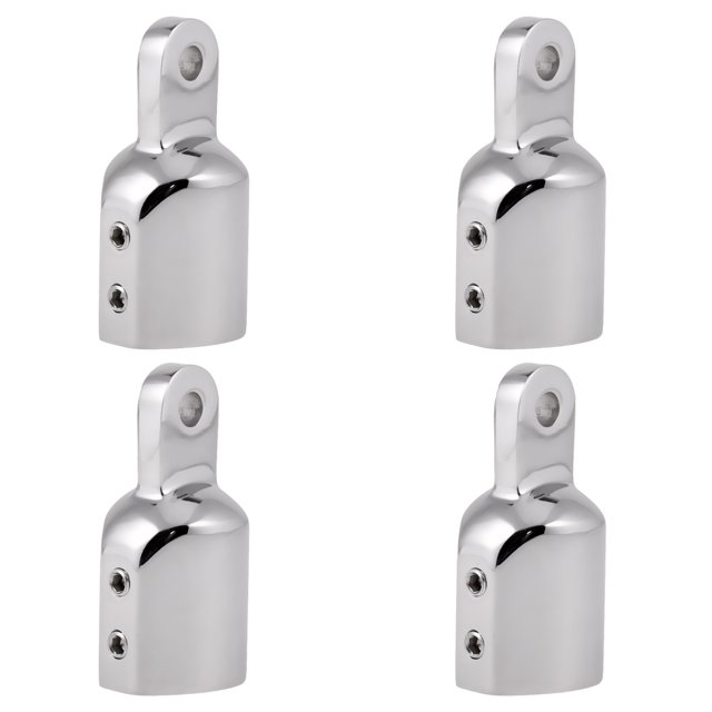 4 Pcs Quincaillerie de Raccord Supérieur Bimini à Oeil 25 mm 1 Pouces en Acier Inoxydable 316 Marine