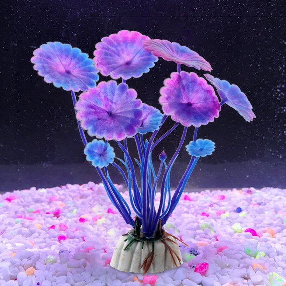 VONKY 10Pack Fish Tank Artficial Plants Water Grass Aquarium Decoration Purple
