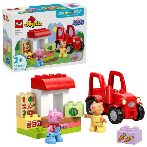 LEGO DUPLO Peppa Pig Le Tracteur et le Marché