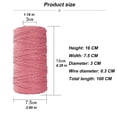 thumbnail image 2 of YiJuHui Macrame Cord for Wall Hanging, 3mm Thick Decorative Rope, Soft Yarn for Crafts, Home Decor, Wedding and Gift Wrapping, 2 of 6