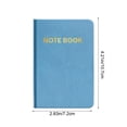 thumbnail image 3 of Fwttom Paper Notebook, A7 Pocket Notebook Compact Portable Notebook Thick Leather Journal Small Mini Concise Notebook, 3 of 6