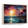 thumbnail image 2 of Designart Large Palms & Palm Trees framed wall Art, Colorful Bold Palm Trees horizon I , Palms & Palm Trees framed wall art decor, Multi-Color Traditional Natural framed wall art, 2 of 5