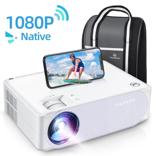VANKYO Preformance V630W プロジェクター 本体 ホワイト VANKYO Performance V630W Native 1080P Projector, Full HD 5G Wifi
