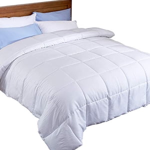 Puredown Down Alternative All Season Comforter Polyester Fabric White Twin