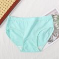 thumbnail image 1 of Girls Underwear Solid Color Comfortable Breathable Children's Briefs for Everyday Use Fit Soft Material, 1 of 6