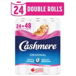 Cashmere Toilet Paper, Hypoallergenic and Septic Safe, 24 Double Rolls = 48 Single Rolls