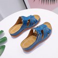 thumbnail image 5 of Snorda Sandales Pantoufles à Talon Compensé Décontractées d'Été pour Femmes Style Romain Chaussures pour Femmes, 5 of 5