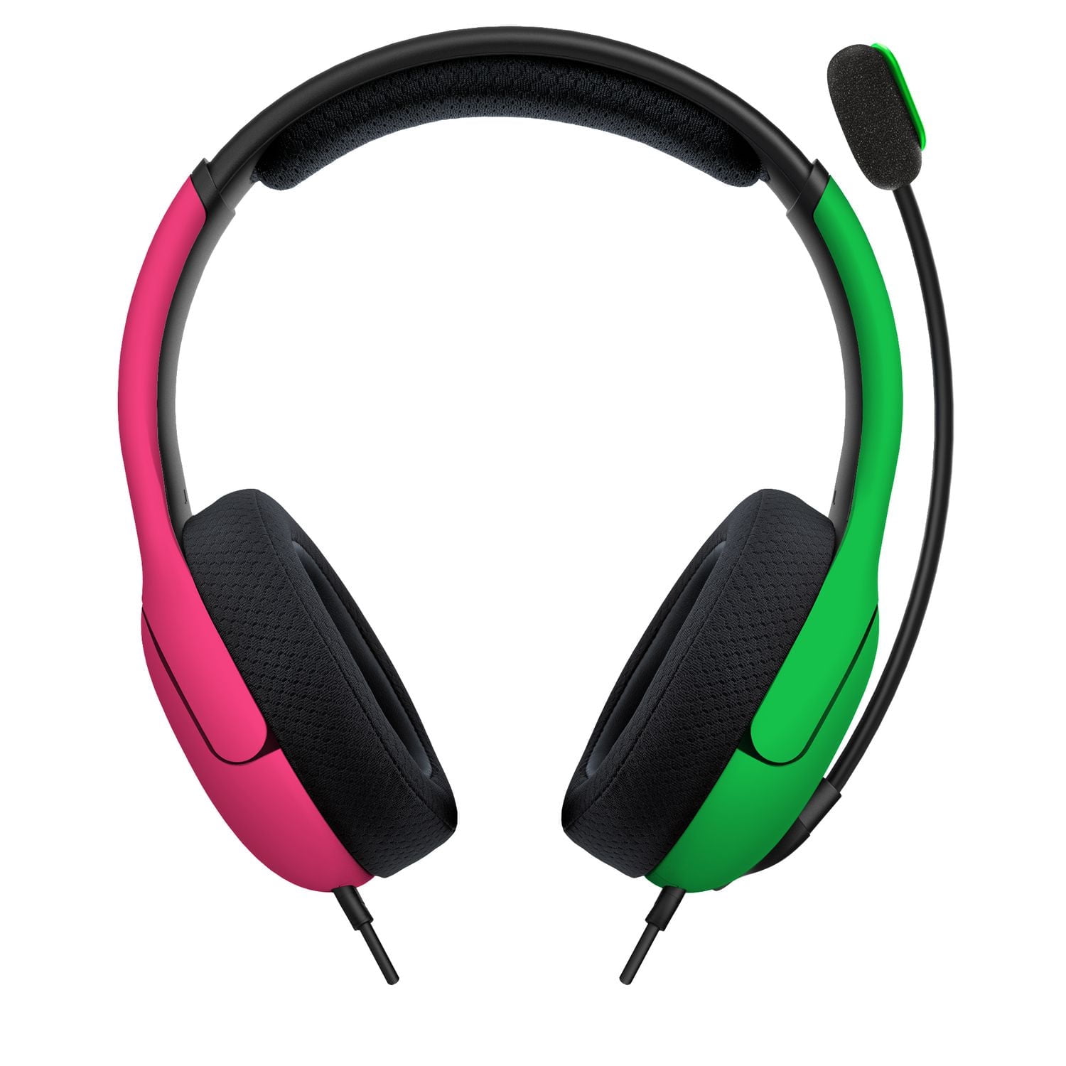 Casque PDP Gaming LVL40 Wired Stereo Gaming avec micro antibruit : Nintendo Switch - Rose & Vert