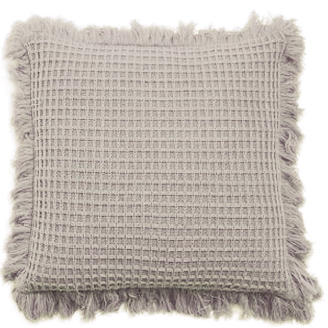 Mainstays Decorative Cushion Cover - Rowan Taupe, Textured Accent Pillow