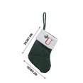 thumbnail image 3 of Vaidha Christmas Large Letters Christmas Stockings Cute Striped Christmas Tree Pendant Holiday Decorations, 3 of 5
