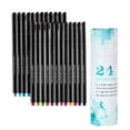 thumbnail image 2 of simhoa 12/24 Colors Fine Tip Colored Writing Drawing Markers Pens Fine Pens Highlight 24pcs boxed, 2 of 3