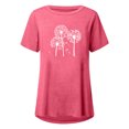 thumbnail image 4 of Pompotops Chemises Mode Décontractée pour Femmes Manches Courtes Tee-Shirt Ample Tunique Blouse, 4 of 4