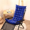 thumbnail image 1 of ORUYROP Sun Lounger Cushion Pad,Garden Patio Thick Large Rocking Chair Cushion Recliner Relax Chair Pad for Rattan Recliner Indoor Outdoor Baolan B 48x155x8cm(19x61x3inch), 1 of 6