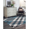 thumbnail image 4 of ECARPET Washable Plaid Area Rug & Runner for Kitchen, Bedside, Living Room, Hallway, 4 of 9