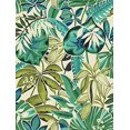 thumbnail image 2 of Caroline et Bettina Papier Peint Autocollant Feuilles Turquoise, 2 of 4
