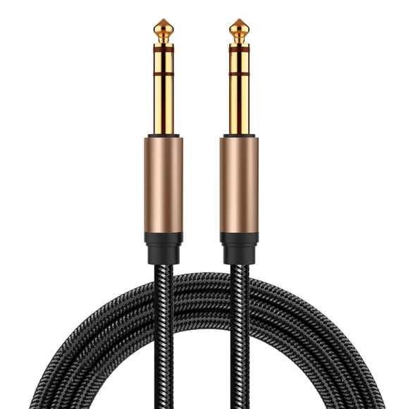 1/4 inch Guitar Instrument Cable, TRS 1/4 inch to 1/4 inch 6.5mm Balanced Guitar